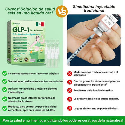 Tienda Oficial 𝐂𝐕𝐑𝐄𝐎𝐙® GLP-1 Seis en Uno Solución Oral para la Salud (Solo una vez al día, cambios visibles en 7 días) Para la obesidad, salud cardiovascular, diabetes, apnea del sueño, salud intestinal, problemas articulares y más.