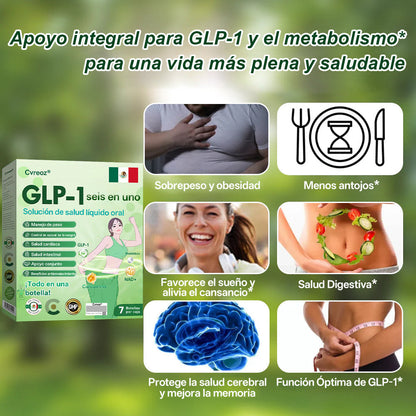 Tienda Oficial 𝐂𝐕𝐑𝐄𝐎𝐙® GLP-1 Seis en Uno Solución Oral para la Salud (Solo una vez al día, cambios visibles en 7 días) Para la obesidad, salud cardiovascular, diabetes, apnea del sueño, salud intestinal, problemas articulares y más.